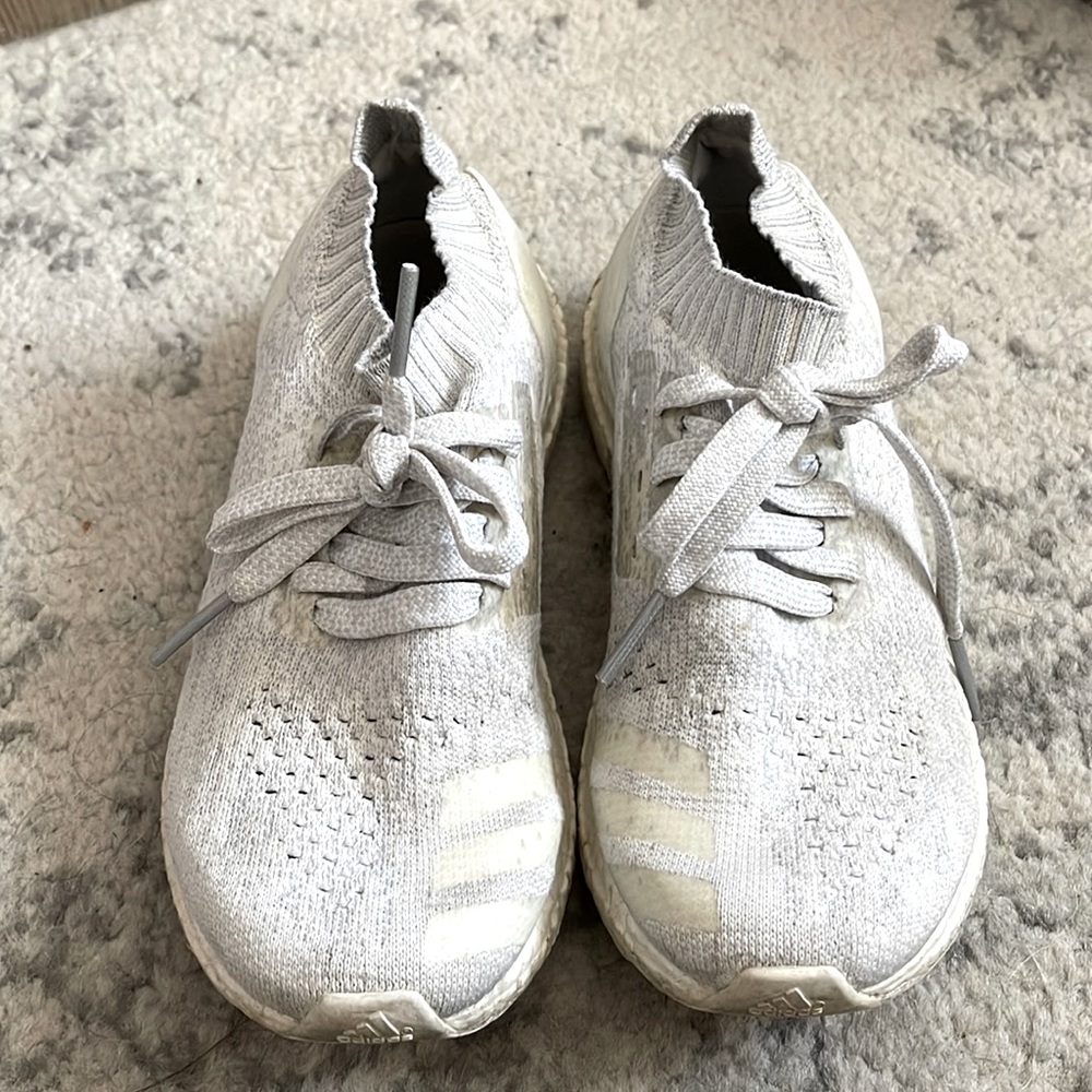 White ultra boost sneakers